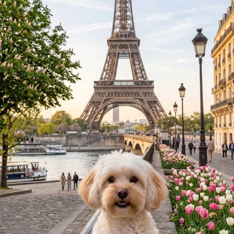 Гринч у Эйфелевой башни